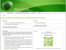 Tablet Screenshot of miles-consulting.com